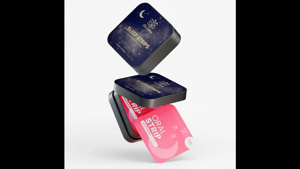 Sleep Oral Strips Fast-Acting, Non-Addictive Sleep Support