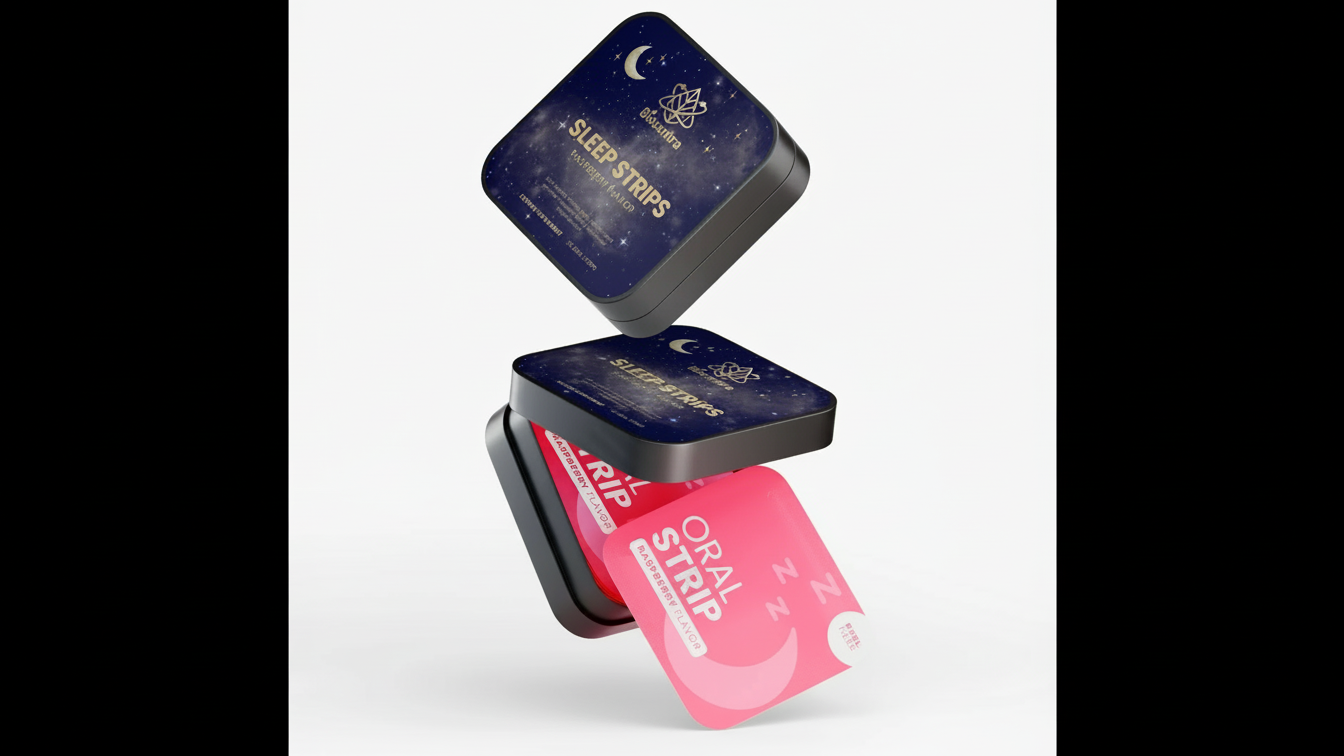 Sleep Oral Strips Fast-Acting, Non-Addictive Sleep Support