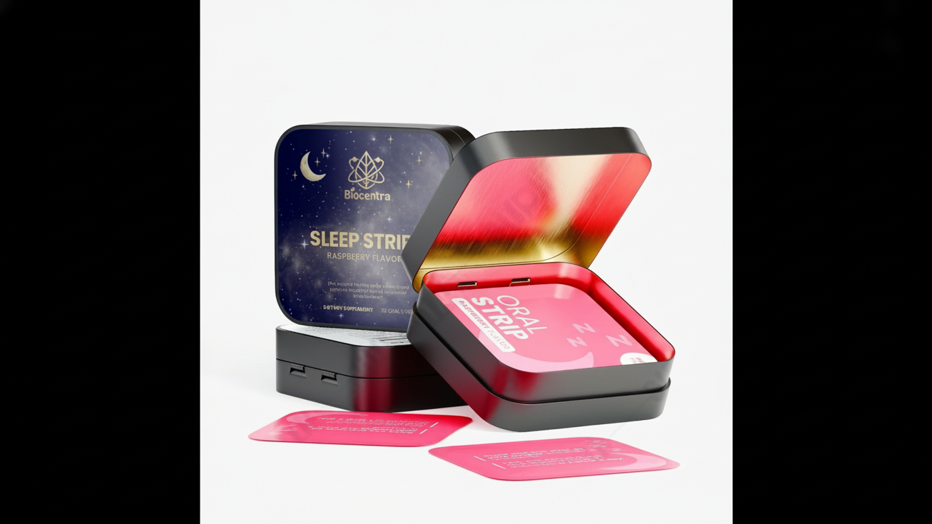 Sleep Oral Strips Fast-Acting, Non-Addictive Sleep Support